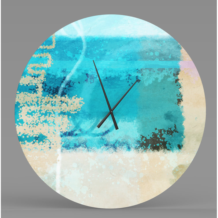 Latitude Run® Metal Wall Clock Wayfair